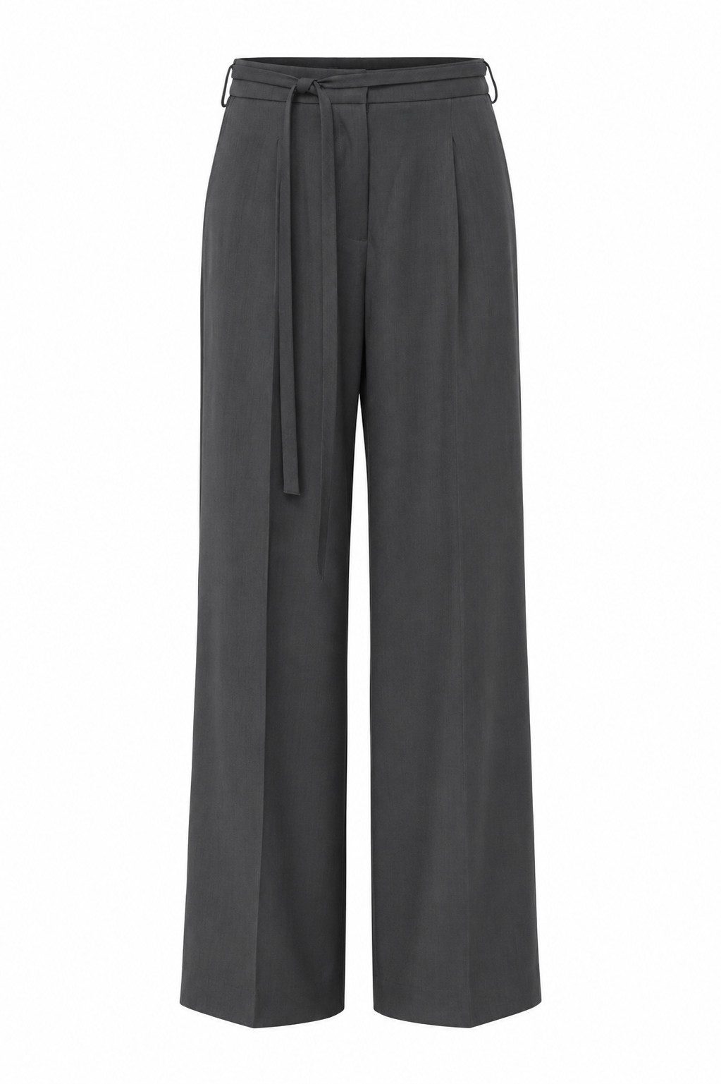 Gina Tricot Palazzohose - Mid waist belted trousers - Stoffhose mit Bindegürtel für Damen