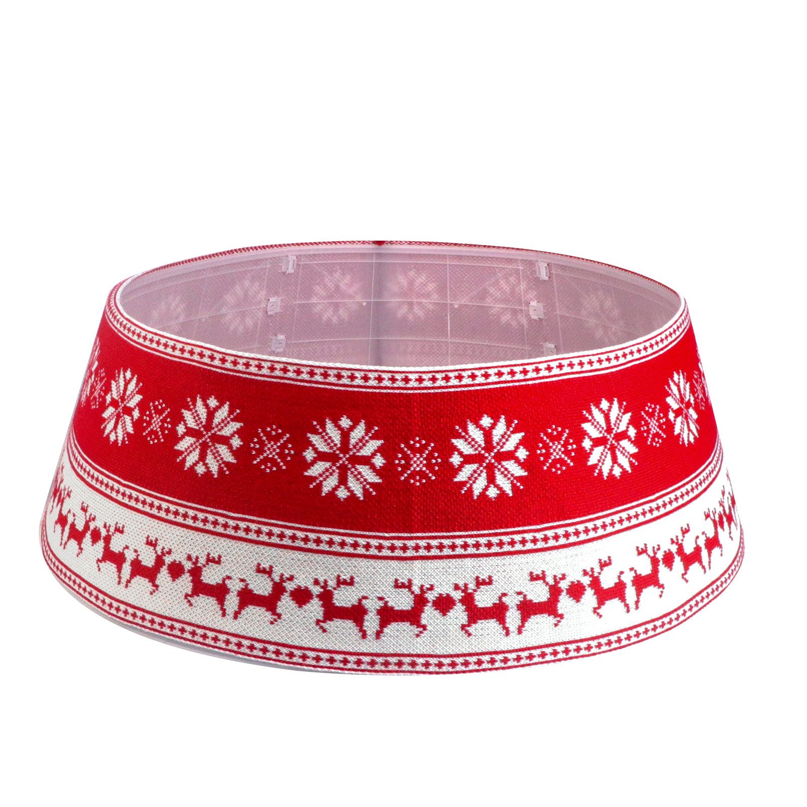 KAHOO Baumteppich Ø77x28cm Baumrock, Rund, Weihnachtsdeko, Weihnachtsbaumschmuck