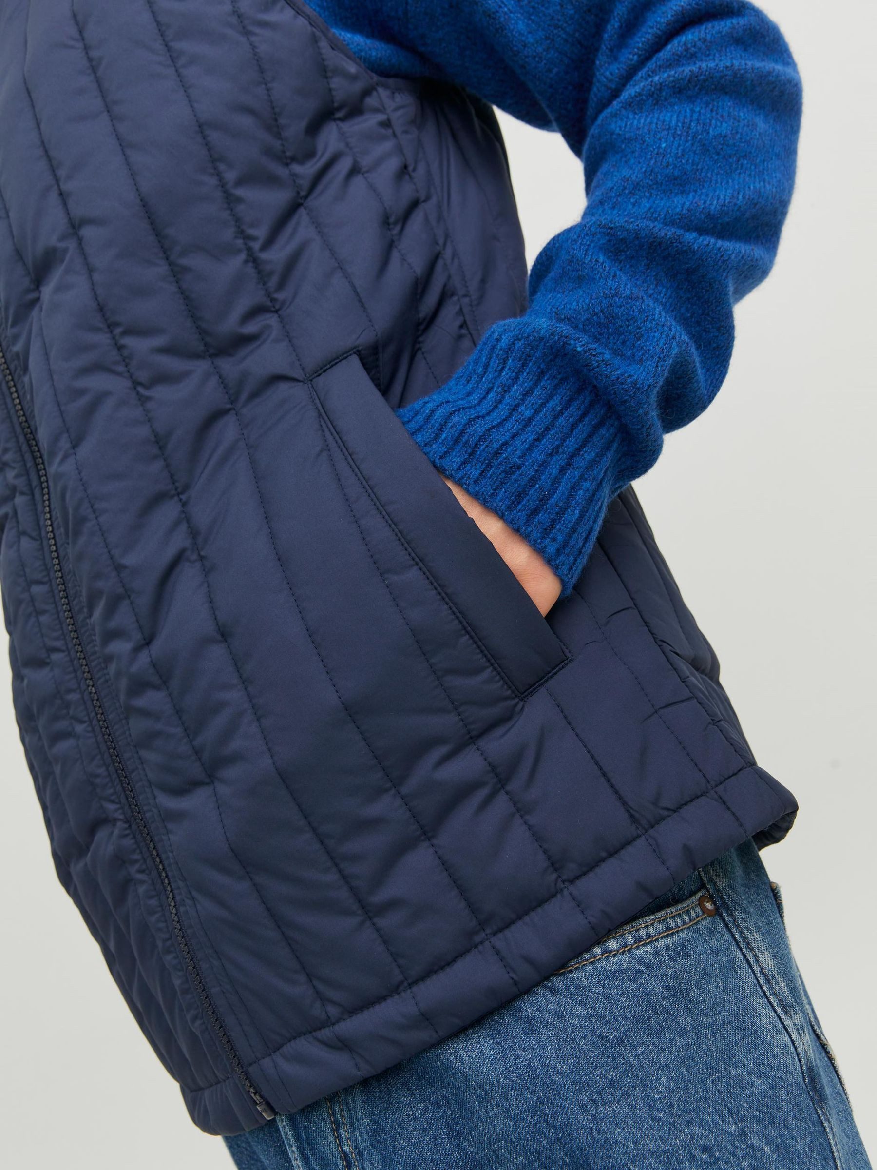 Jack & Jones Funktionsweste Stepp Übergangs Blouson ohne Ärmel JJERECYCLE JJECITY LINER VEST NOOS