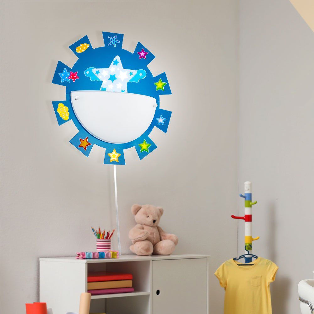 Kinderzimmerleuchte Leuchtmittel Dekolicht, Wandleuchte etc-shop Wandlampe Spielzimmerlampe nicht inklusive,