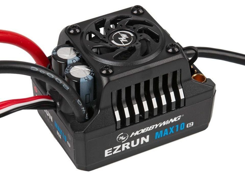 Hobbywing Hobbywing Ezrun MAX10 G2 80A Combo mit 3652SD-3300kV 3,175 Welle RC-Fernsteuerung