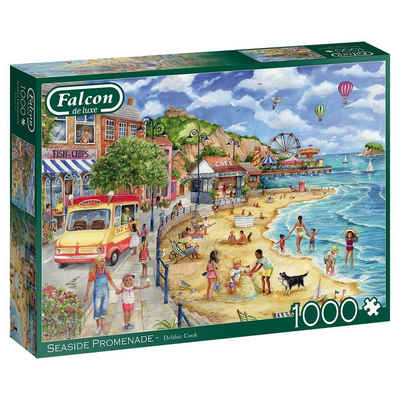 Falcon Puzzle 11264 Debbie Cook Strandpromenade, 1000 Puzzleteile
