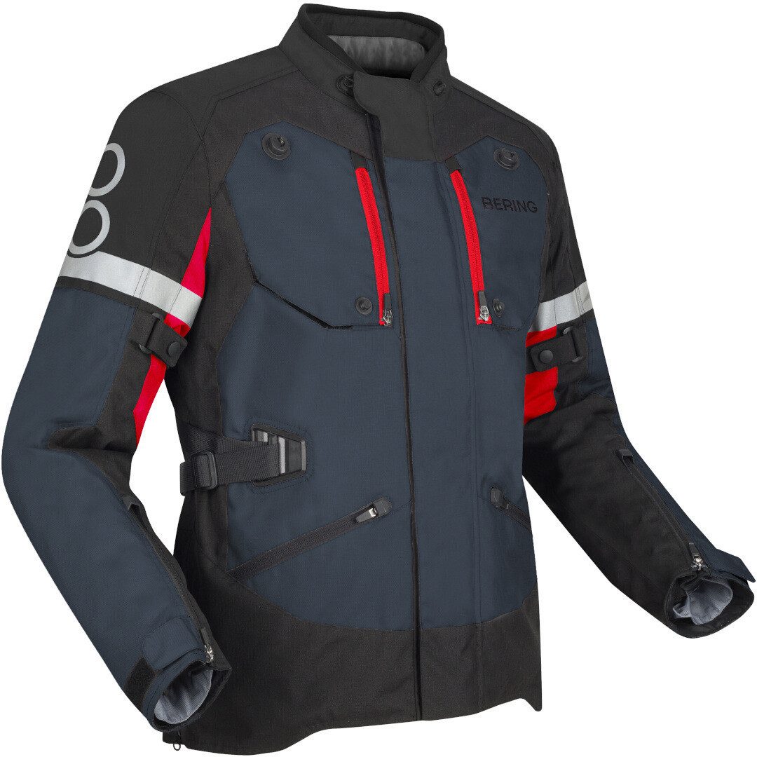 Bering Motorradjacke Halifax 17353 wasserdichte Motorrad Textiljacke herausnehmbares Innenfutter,wasserdicht