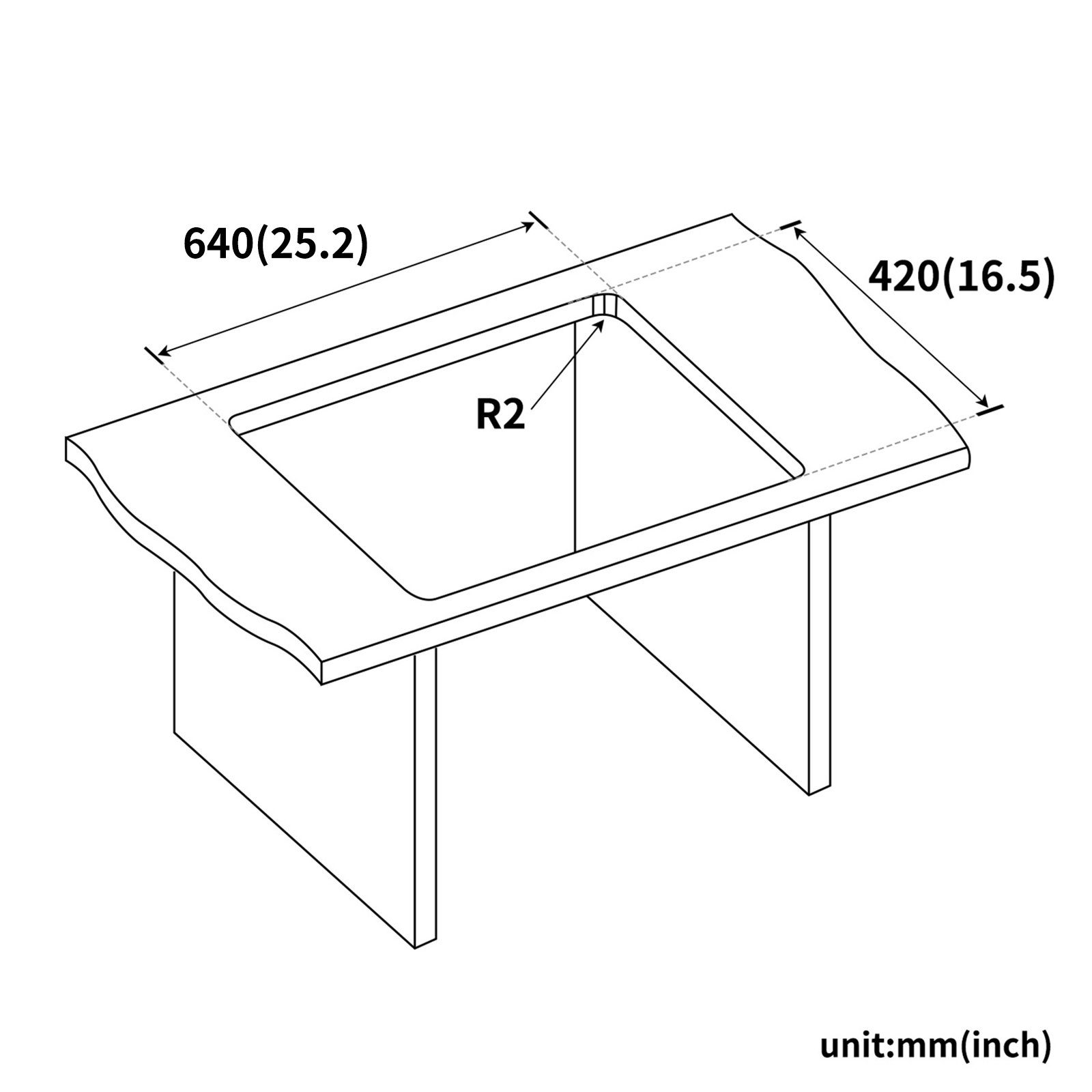 Lonheo Edelstahlspüle Küchenspüle Edelstahl Spüle mit Spülbecken Seifenspender Einbauspüle