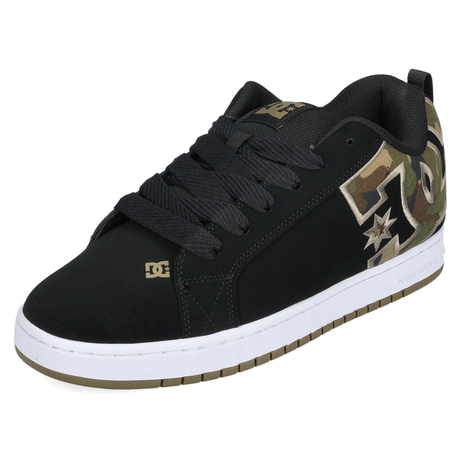 DC Shoes DC Shoes Court Graffik Black/Black/Green - Combo Sneaker