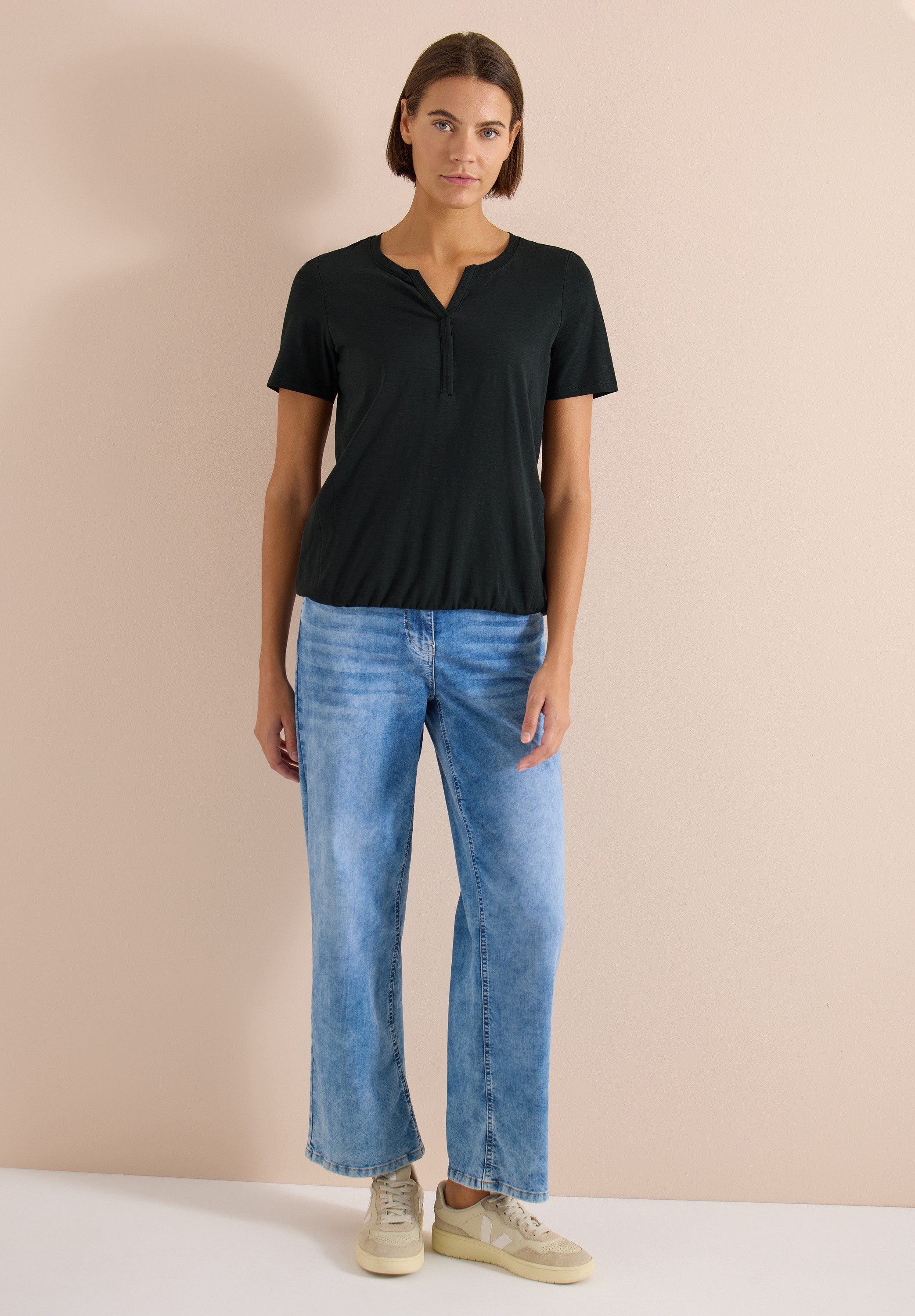 CECIL Tunikashirt aus reiner Baumwolle