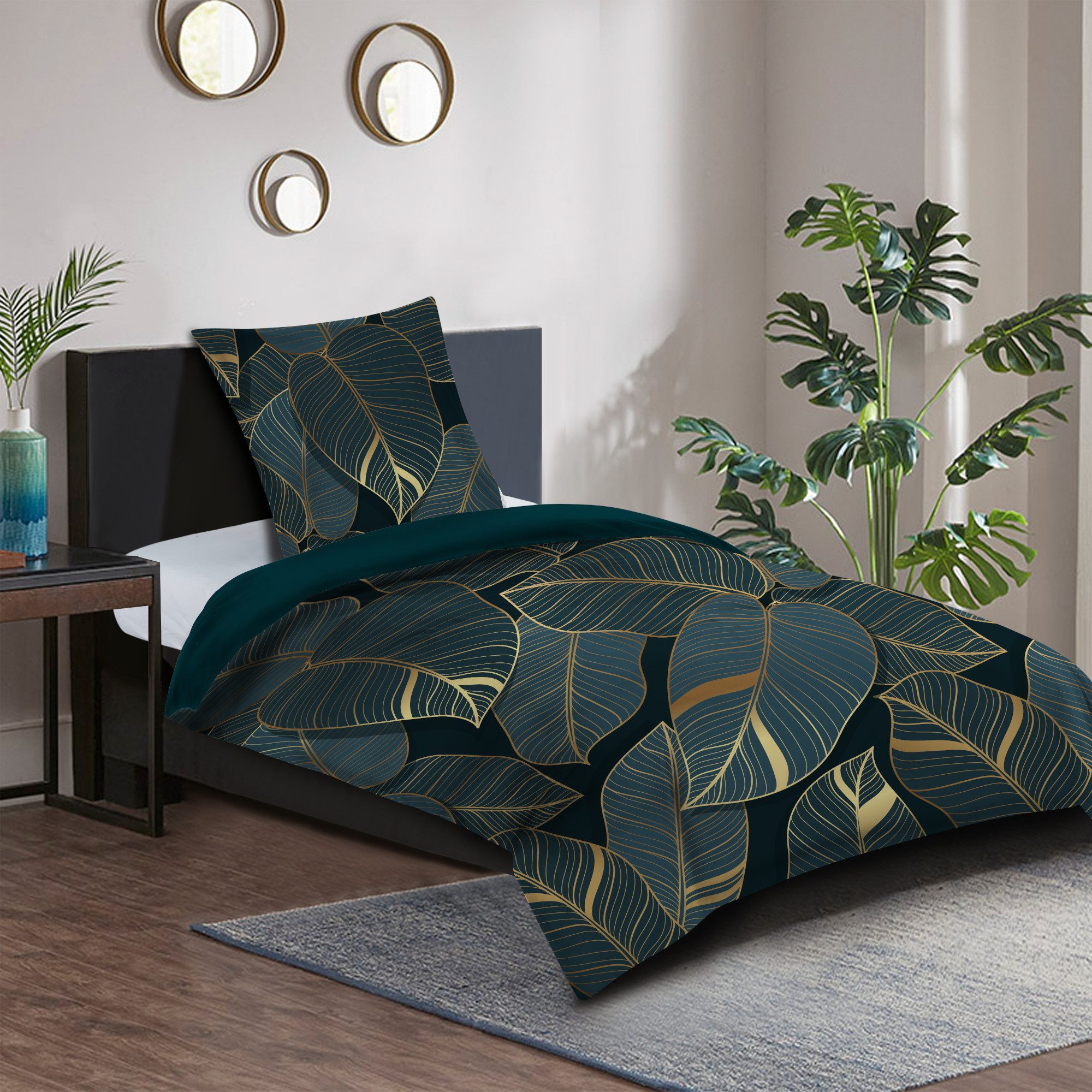 Sanilo Bettwäsche Monstera 135x200 cm, Bettbezug günstig online kaufen