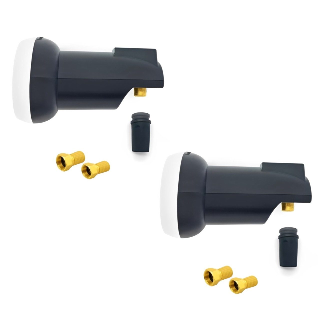 ARLI 2er Set / Pack - 10808 Universal-Single-LNB (für 1 Teilnehmer)