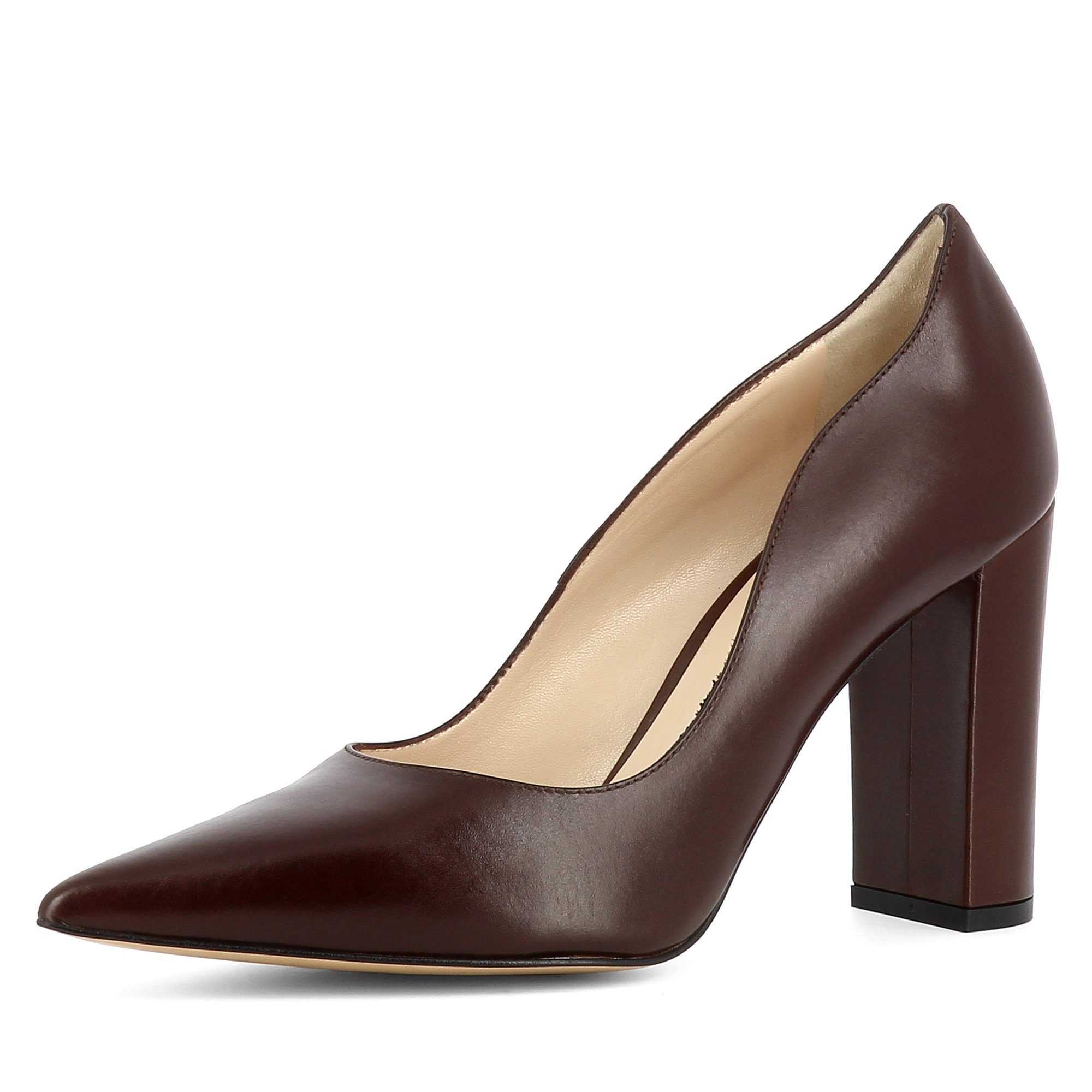 Evita NATALIA Pumps Handmade in Italy dunkelbraun