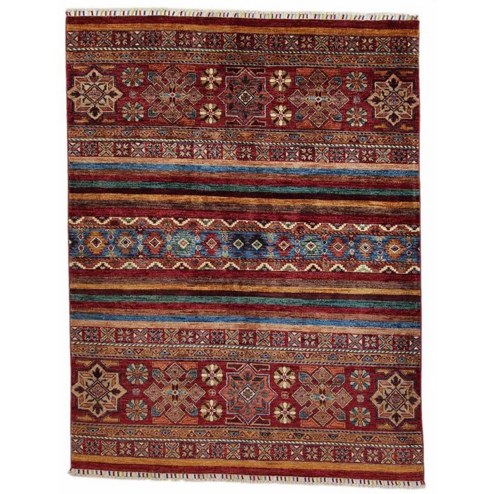 Orientteppich Perserteppich Ariana Ziegler Samarkand 202 x 156 Borento rechteckig Handgeknüpft