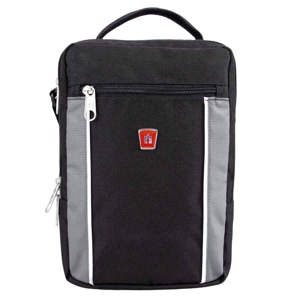 Schultertasche T19400501 Schultertasche Guide ca. 4 L mit Tabletfach schwarz