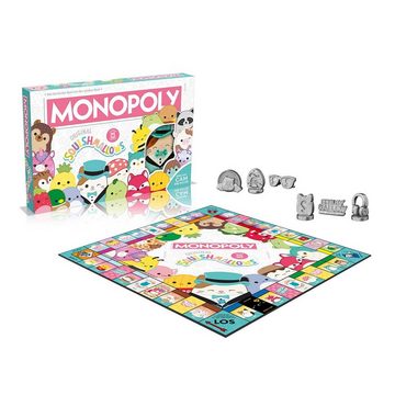 Winning Moves Spiel, Brettspiel Monopoly - Squishmallows, inklusive Plüschfigur