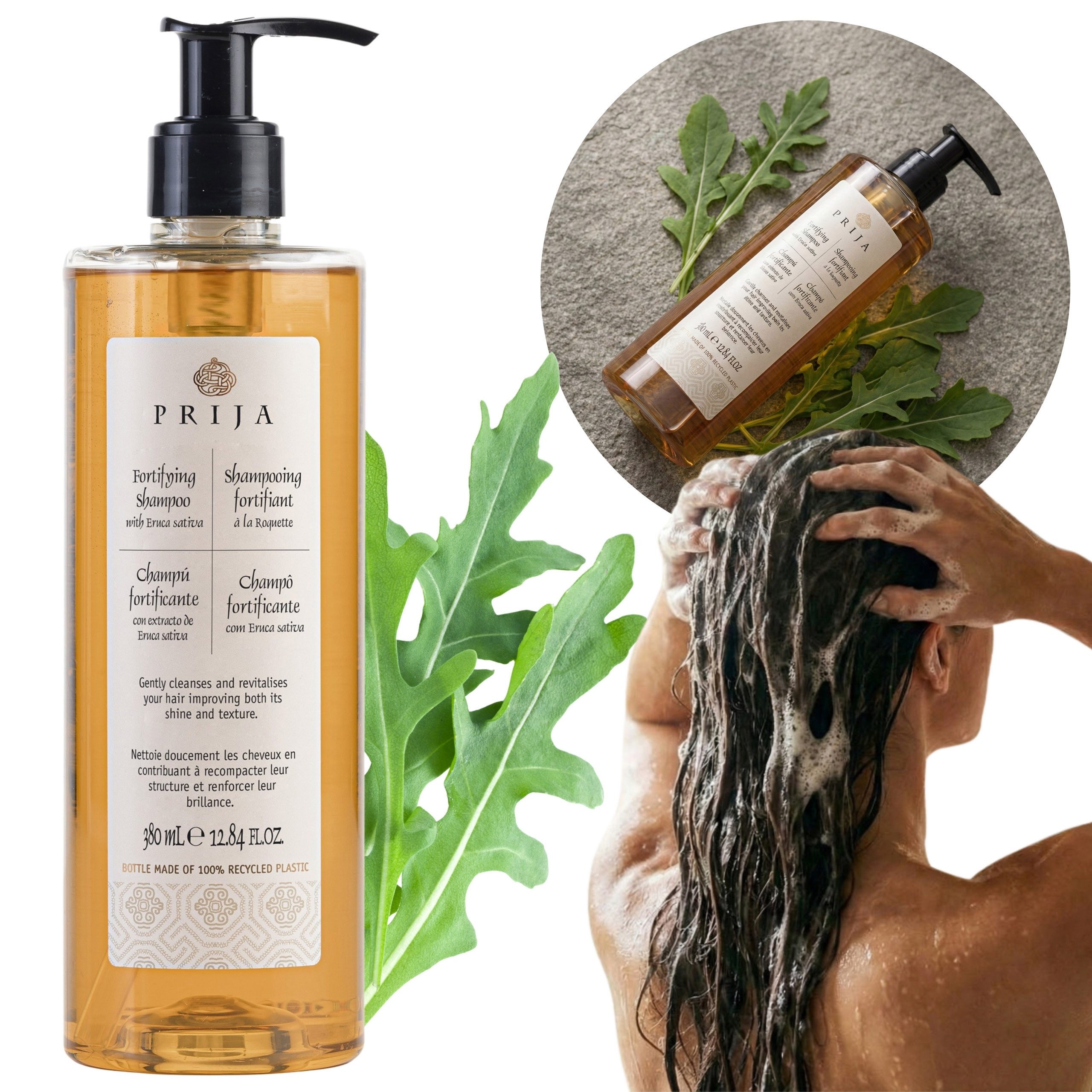 PRIJA Haarshampoo PRIJA Regenerierendes, pflegendes Haarshampoo mit Rucola, vegan
