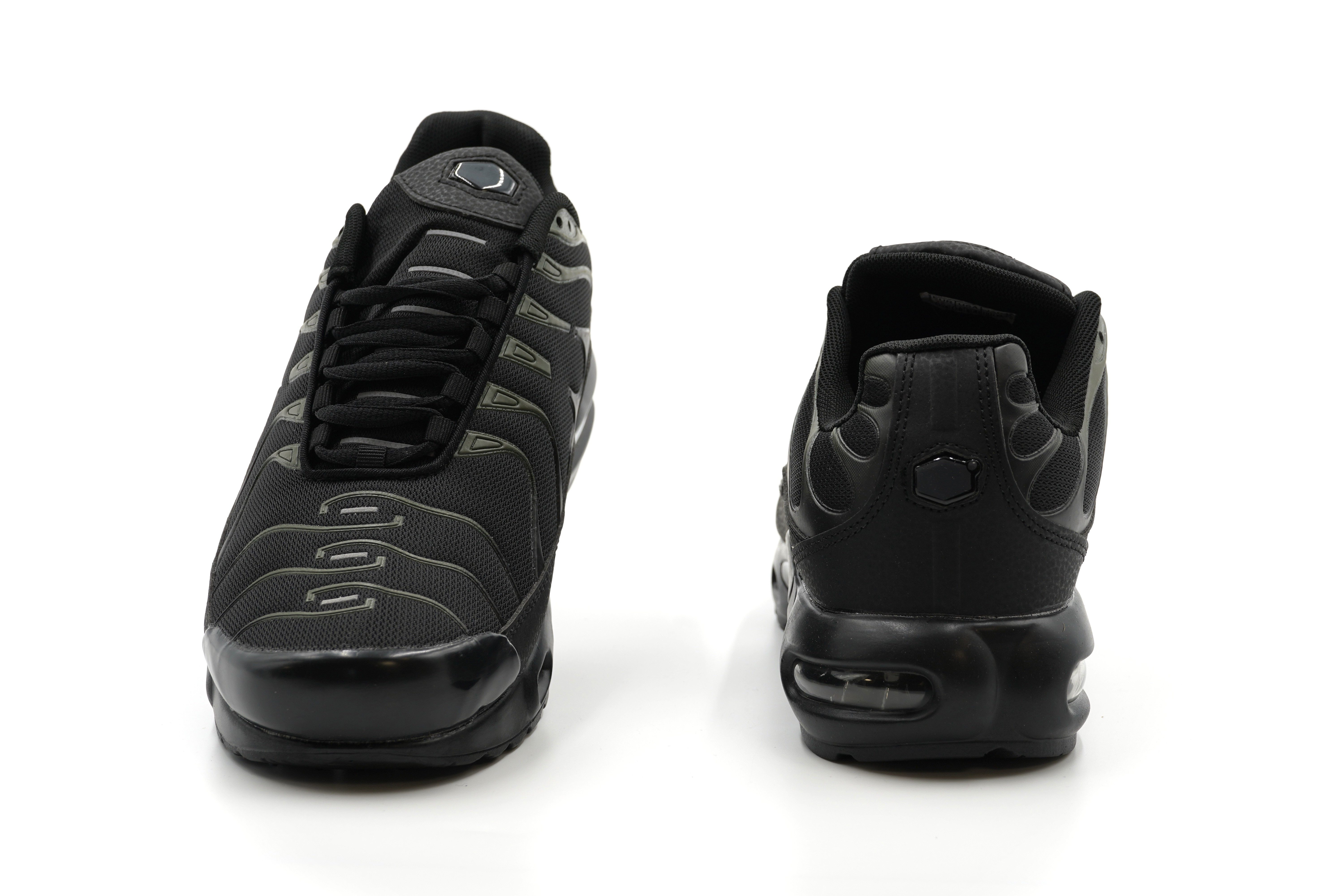 Sonderpostendiscount Herrensneaker H075 Black/Green/Grey mit Luftpolster Sneaker