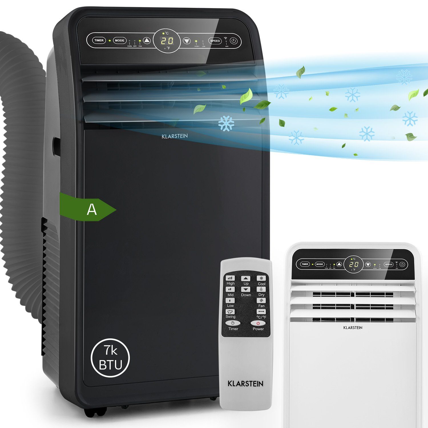 Klimagerät Air Conditioner Kühlgerät New 7k, Klarstein Metrobreeze mobil York Luftkühler Klimagerät