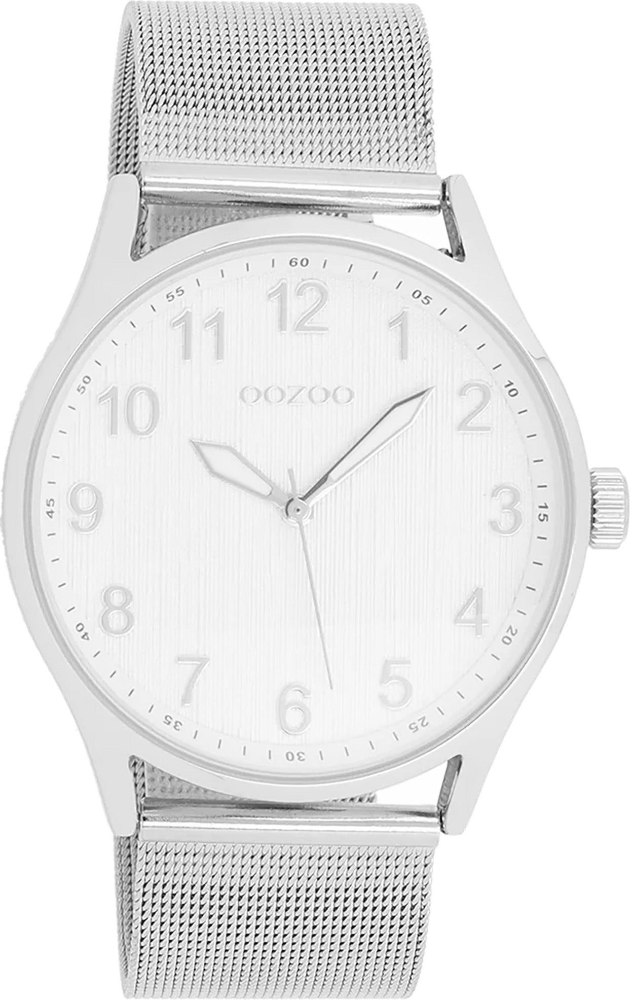 OOZOO Quarzuhr Oozoo Damen Armbanduhr Timepieces Analog, (Analoguhr), Damenuhr rund, groß (ca. 41mm) Metallarmband, Elegant-Style