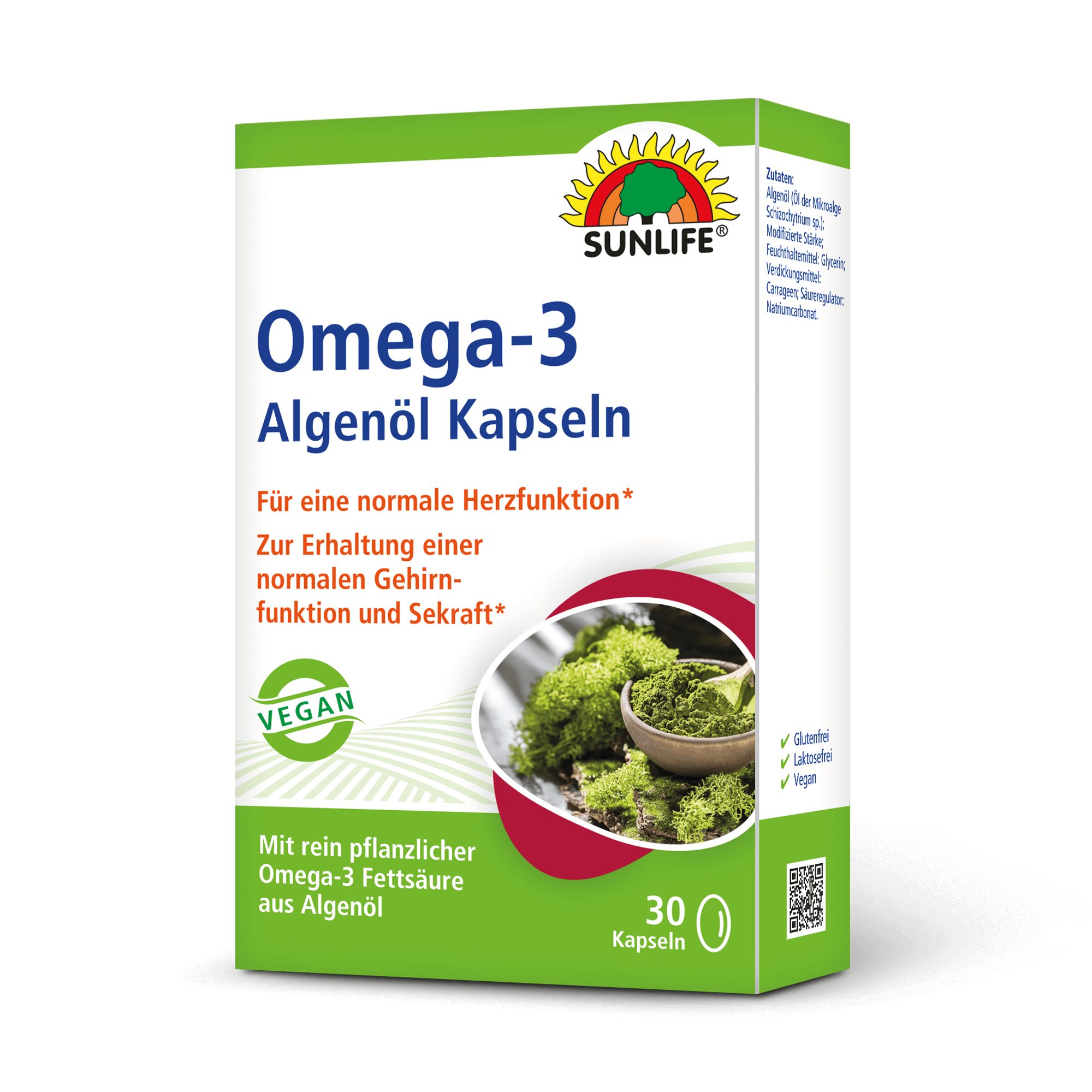 SUNLIFE SUNLIFE® Vegane Omega 3 Algenöl Kapseln Weichkapseln