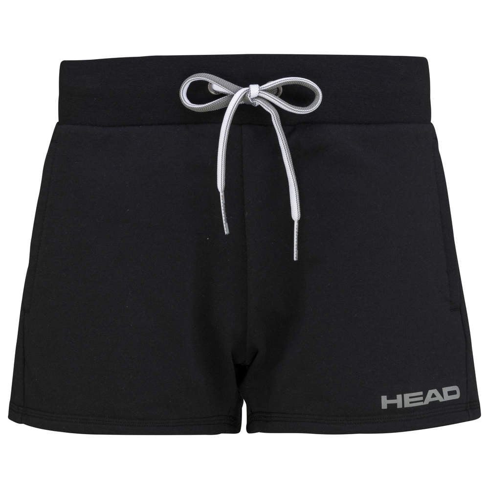 Head Shorts Tennishose Club Ann (elastischer Bund) kurz schwarz Damen