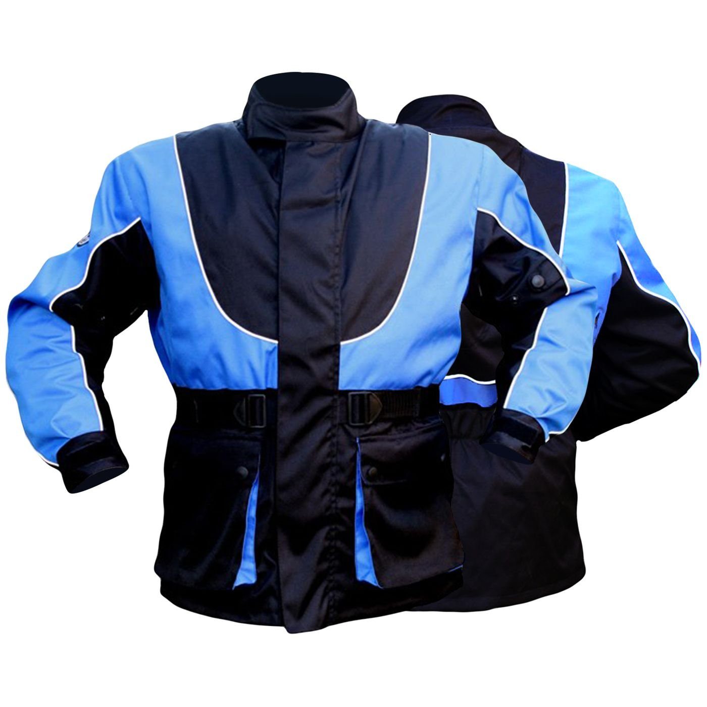 RadMasters Motorradjacke GW304J Textil Motorradjacke mit Hump/Rückenhocker