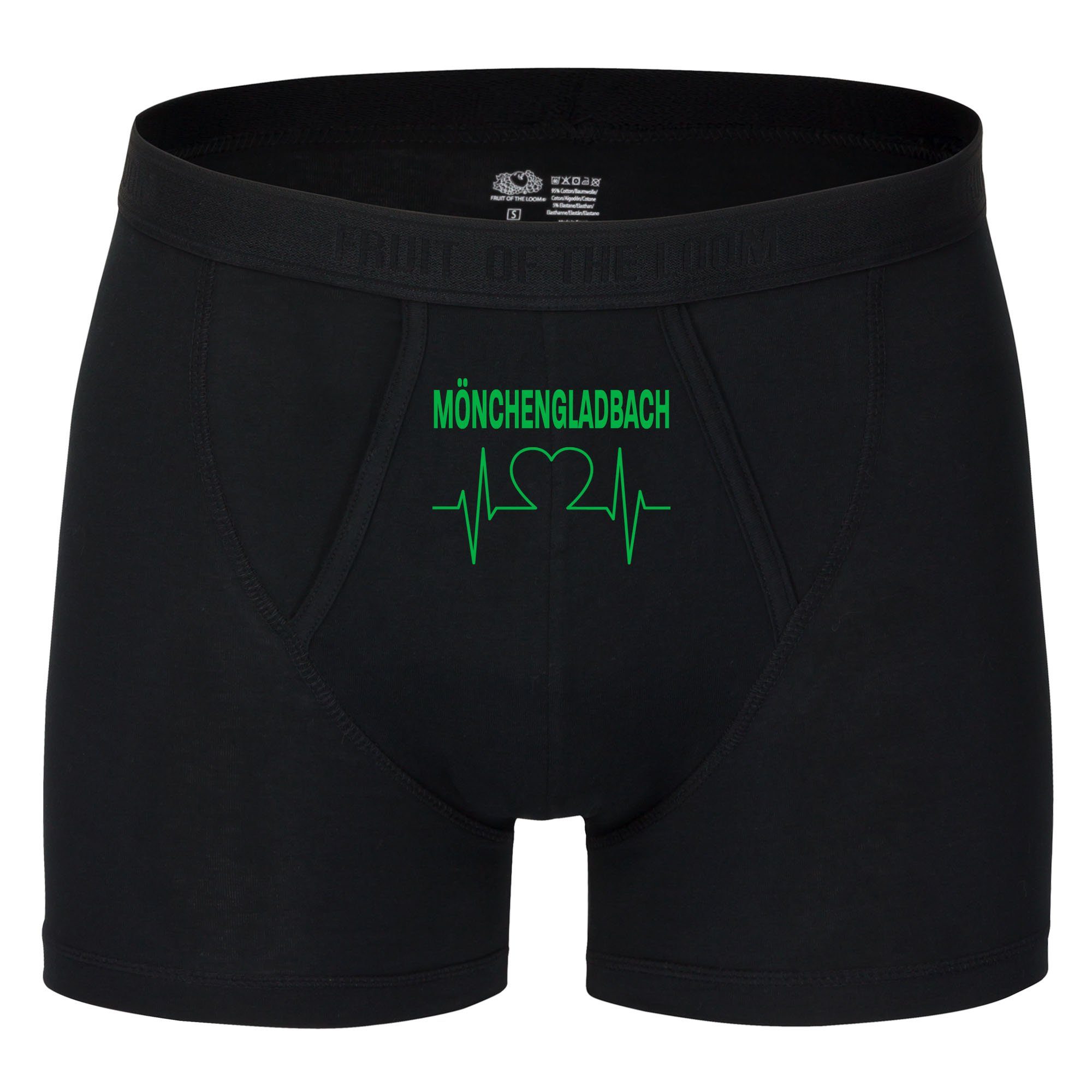 multifanshop Boxershorts Mönchengladbach - Herzschlag - Unterwäsche günstig online kaufen