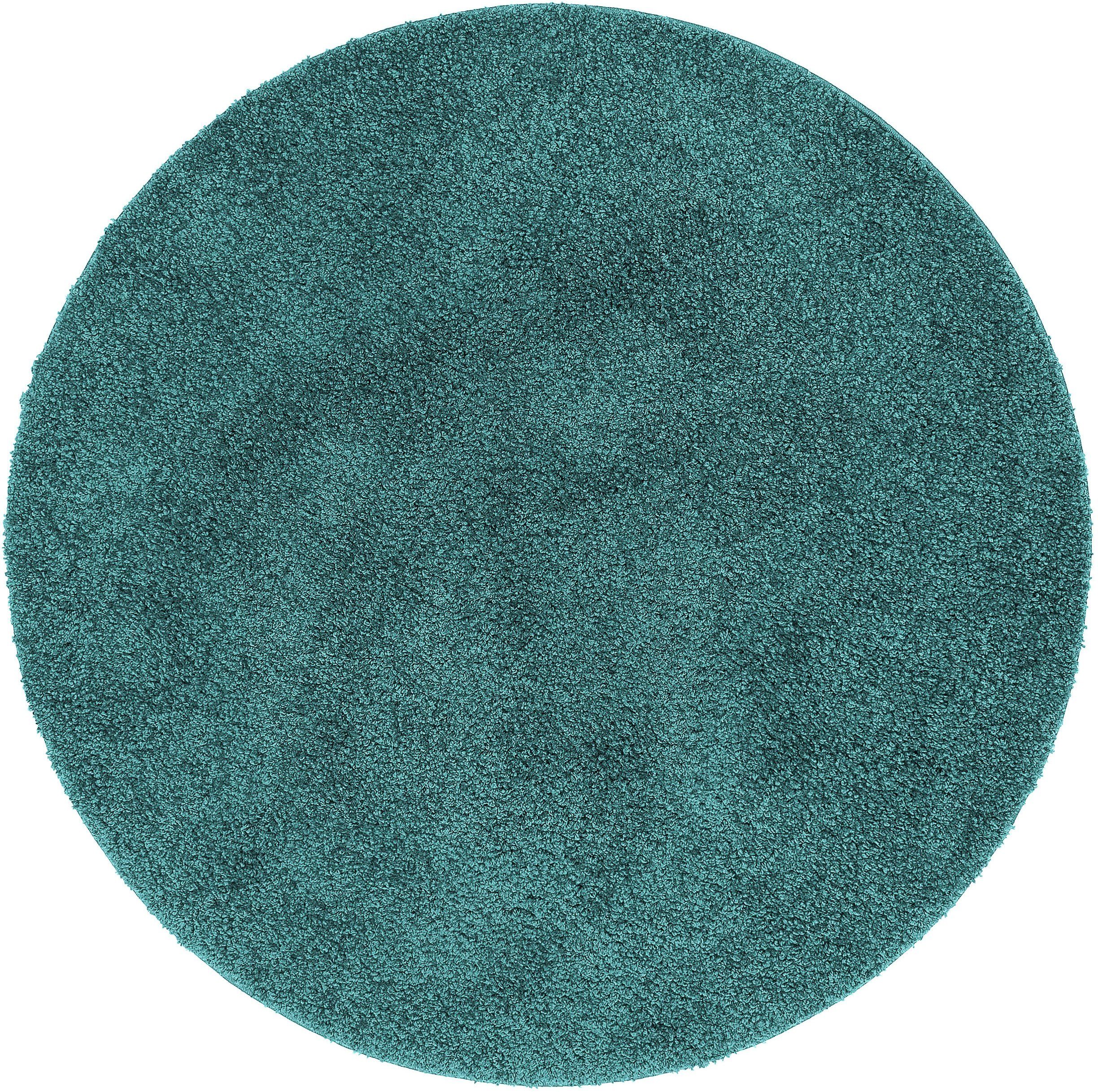 my home Teppich Shaggy 30, rund, Höhe: 30 mm, Teppich in Uni-Farben, besonders weich und kuschelig, Wohnzimmer. Reduzierter Preis € 39,19. Unverbindliche Preisempfehlung € 78,93