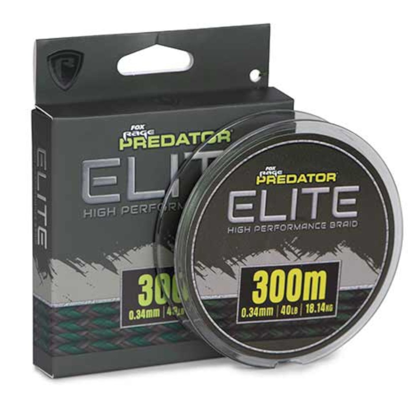 Angelschnur Fox Rage Predator Elite Braid - 300m geflochtene Angelschnur
