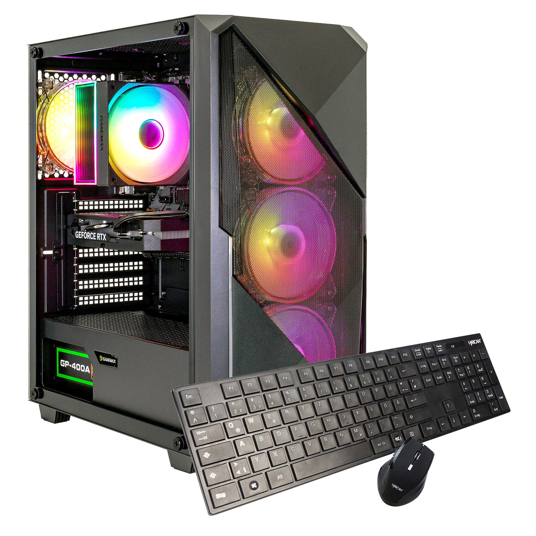 GAMEMAX Striker 7812 Intel Core i7 14700F 16GB 1TB SSD RTX 5060Ti (16GB) Gaming-PC (Intel® Core i7 14700F, RTX 5060 Ti, 16 GB RAM, 1000 GB SSD, Luftkühlung aktiv, Windows 11)