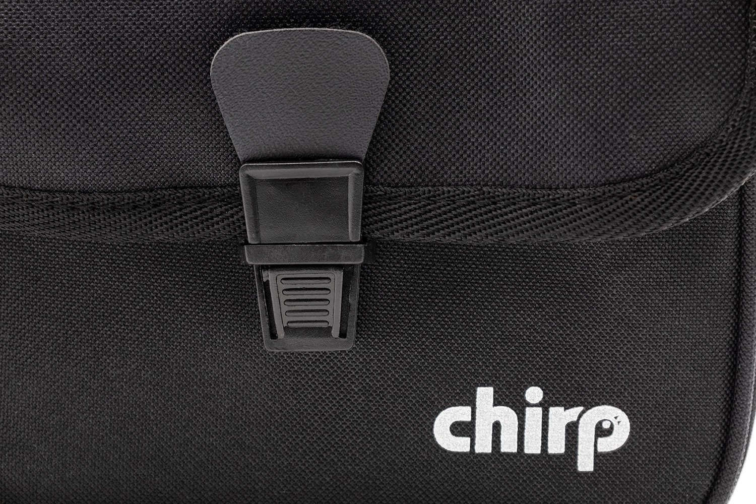 Chirp Fahrradtasche Lenkertasche 2 verstellbare Befestigungsgurte, aus robusten Kunstfasern