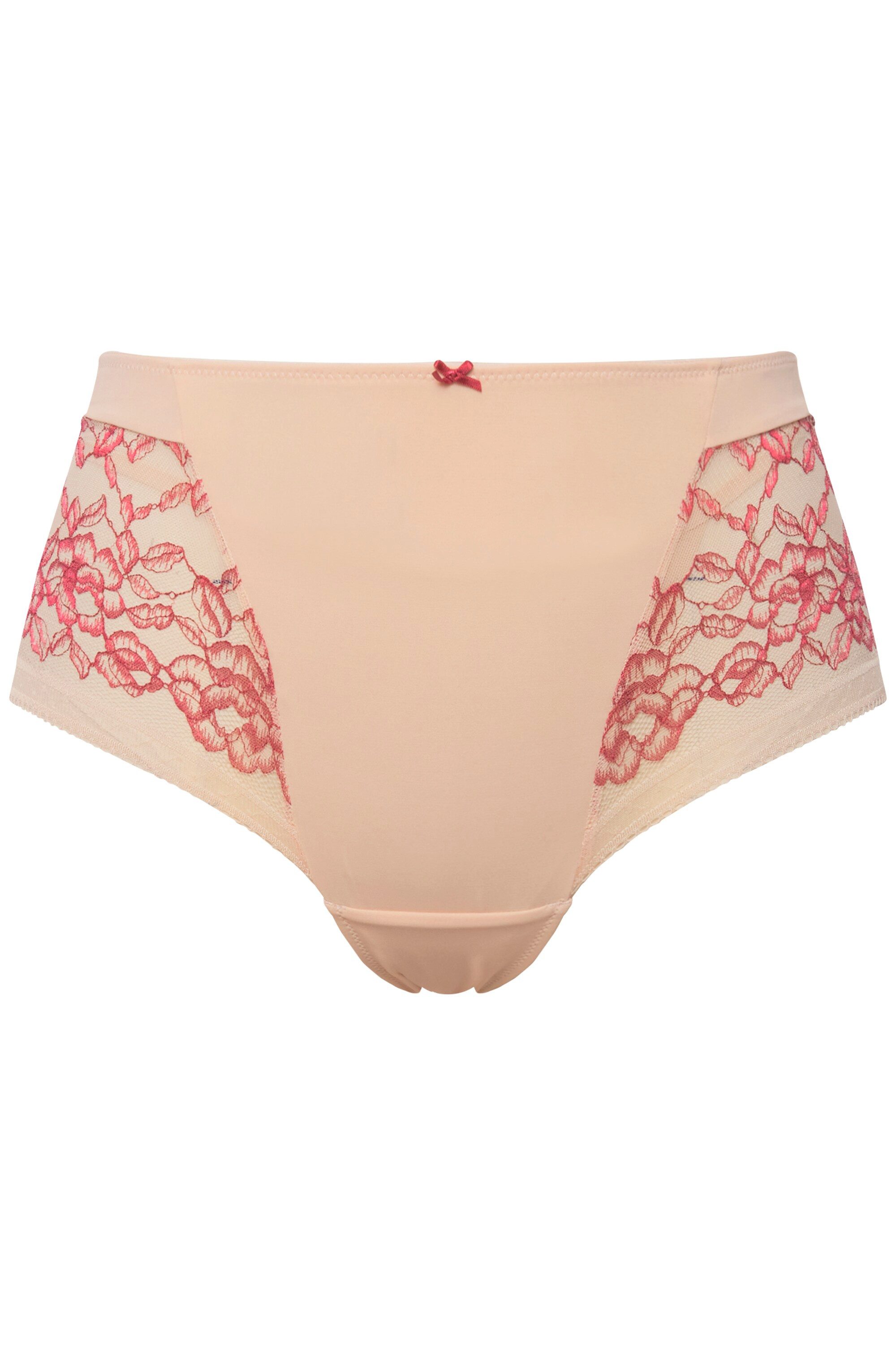 Ulla Popken Hipster Hipster Mikrofaser zweifarbige Spitze