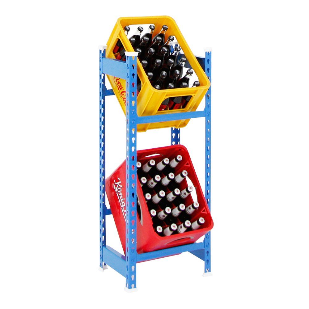 PROREGAL® Standregal Getränkekistenregal CAMEL 100x40x30cm Blau, günstig online kaufen