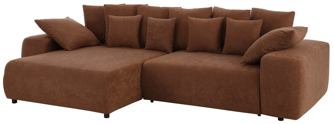 Home affaire Ecksofa »Riveo Luxus«, mit besonders hochwertiger Polsterung für bis zu 140 kg pro Sitzfläche-HomeTrends