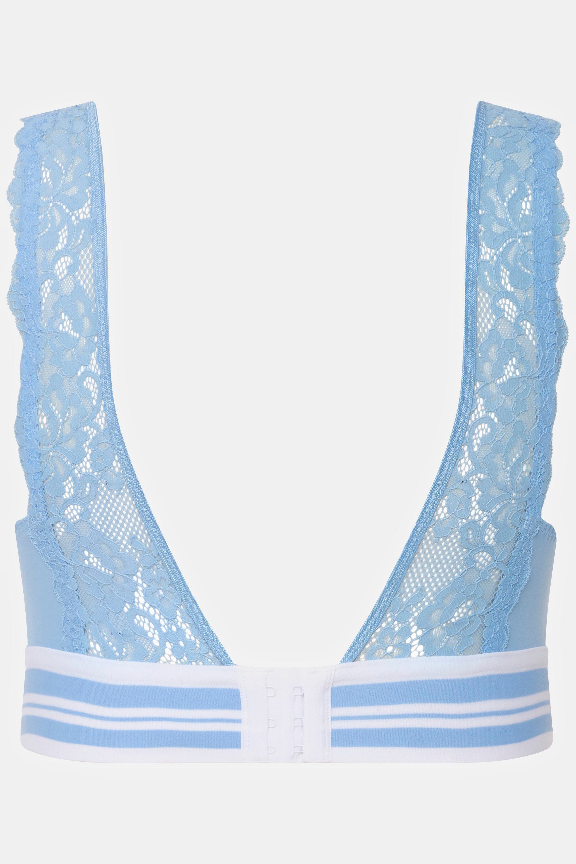 Ulla Popken Bügelloser BH Minimizer-Bralette Spitze ohne Bügel