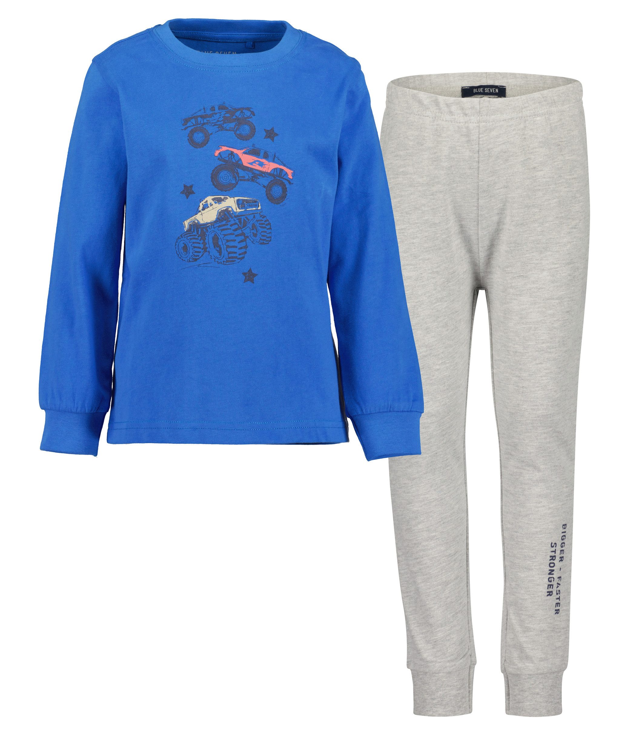 Blue Seven Pyjama (Set, 2 tlg) mit tollem Frontmotiv