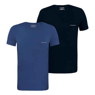 Emporio Armani T-Shirt Crew Neck T-Shirt Stretch Cotton mit Brustprint