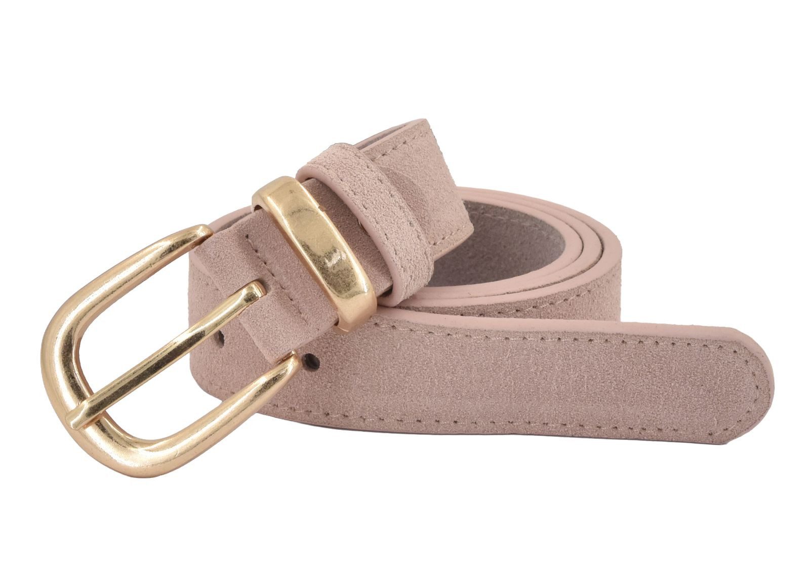 styleBREAKER Ledergürtel Echtleder Gürtel Velours (1-St)