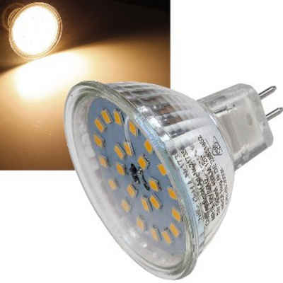 ChiliTec LED-Leuchtmittel MR16, 5W, 3000K, 40lm, warmweiß, ø50mm, MR16, warmweiß