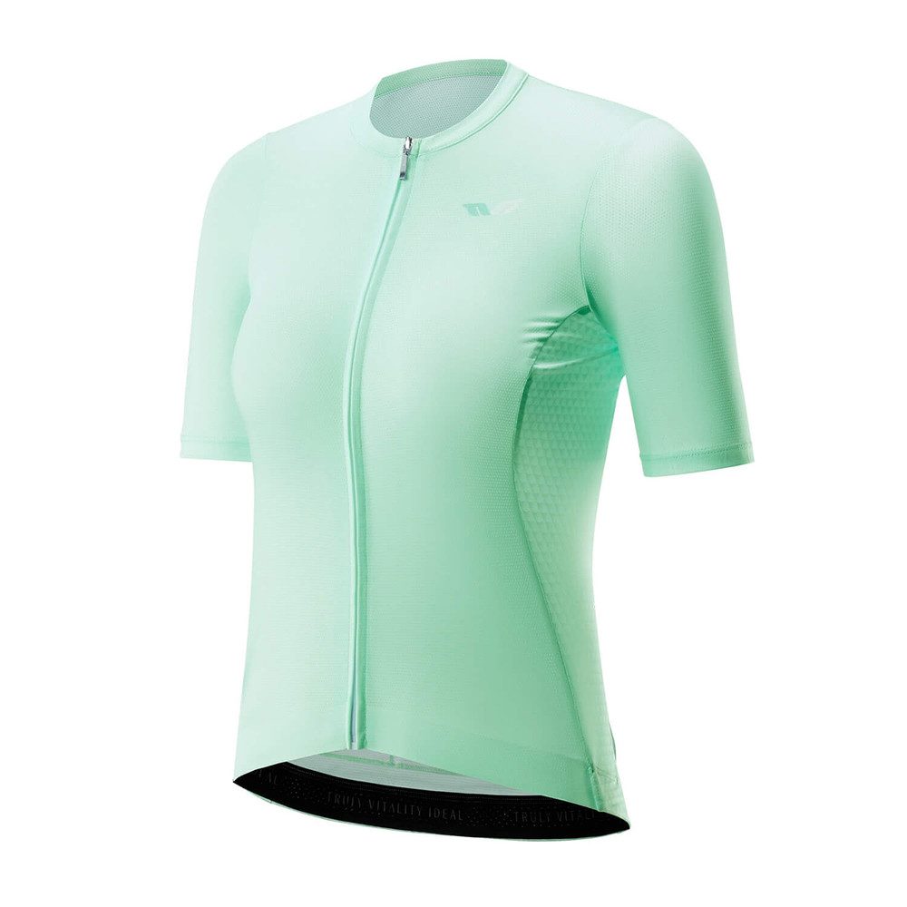 ROCKBROS Radtrikot Fahrradshirt Rennradtrikot Sommertrikot (Spar-Set, 1-tlg., Rückenlänge 54 cm luftig) Mesh, 3 Rückentaschen, Reflexstreifen