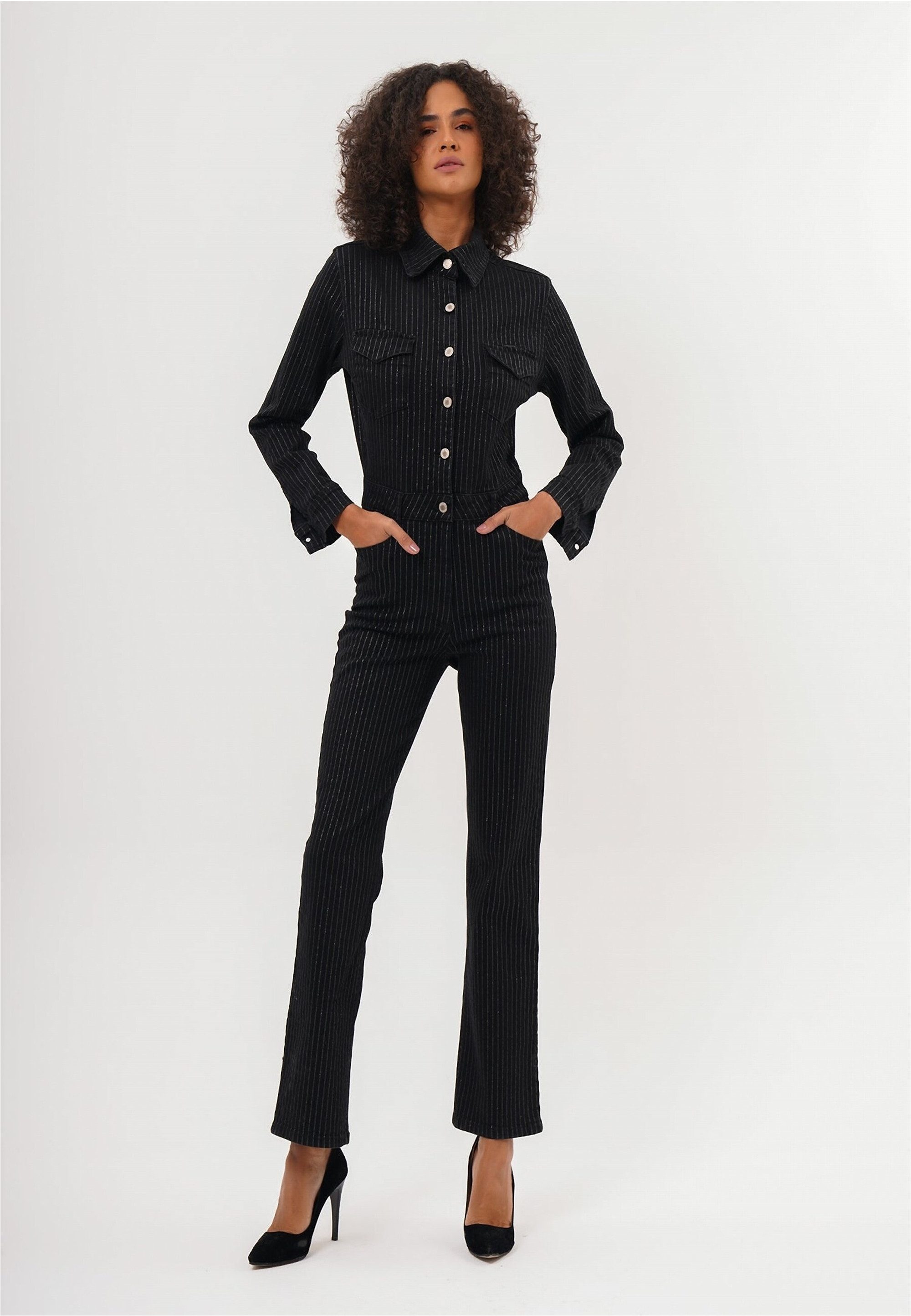 freshlions Jumpsuit Danika (1-tlg) im angesagten Jeans-Stil günstig online kaufen