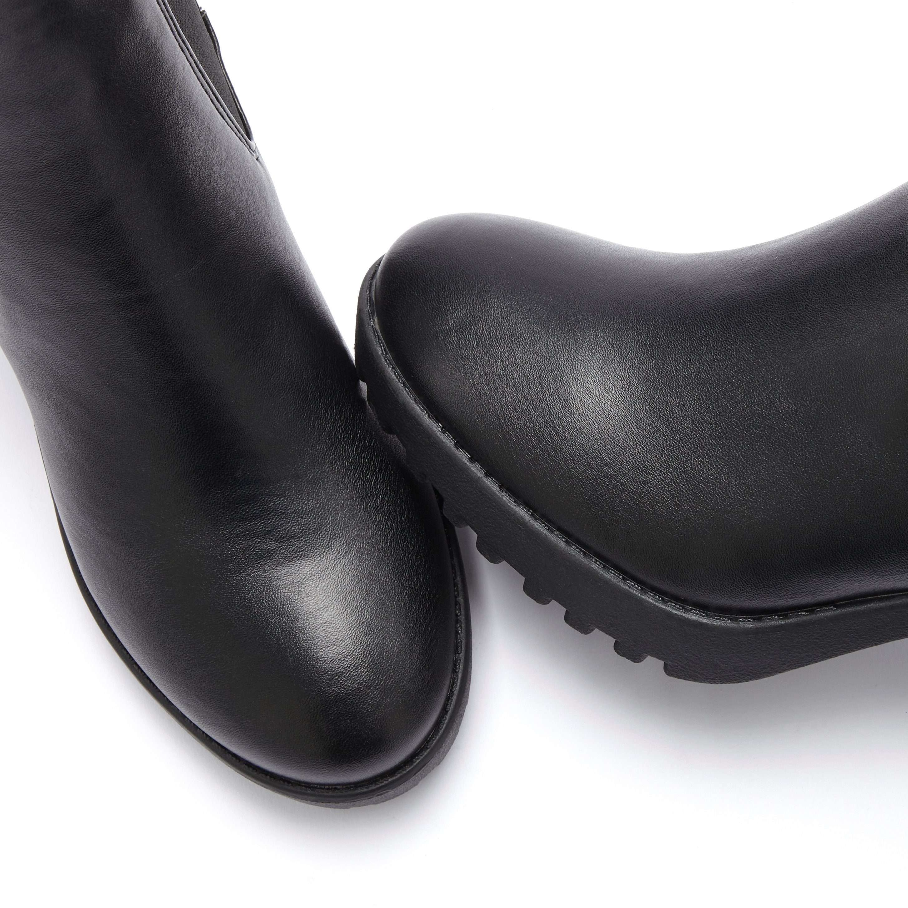 Vivance by Lascana Chelseaboots mit Blockabsatz & Stretch-Einsatz, High-Heel-Stiefelette, Ankle Boots – Bild 4 von 5