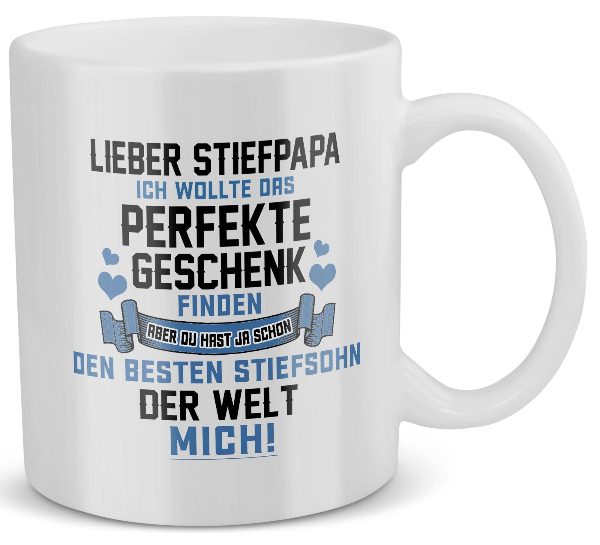 ᐅ 22Feels Tasse Stiefpapa Geschenk von Stiefsohn Vatertag Bonus