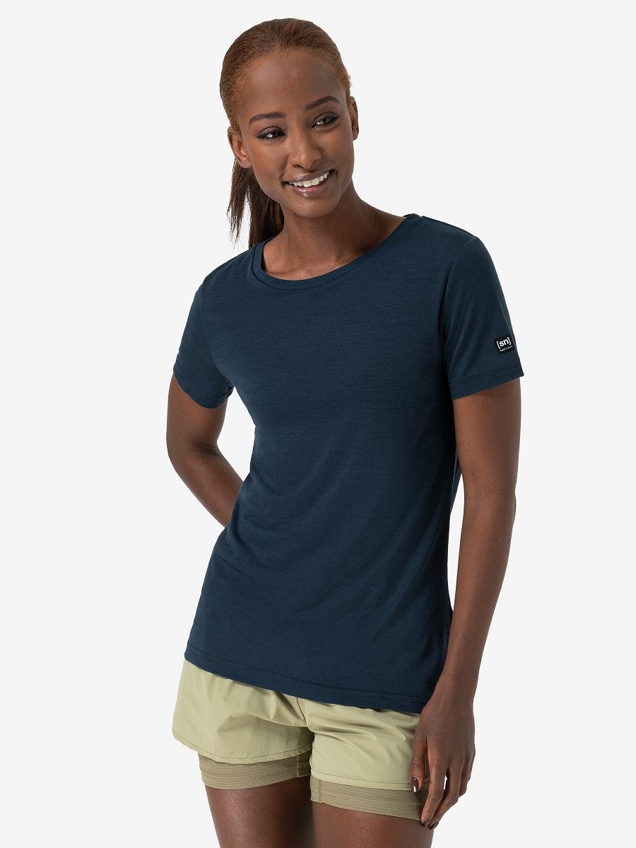 SUPER.NATURAL T-Shirt für Damen, Merino THE günstig online kaufen