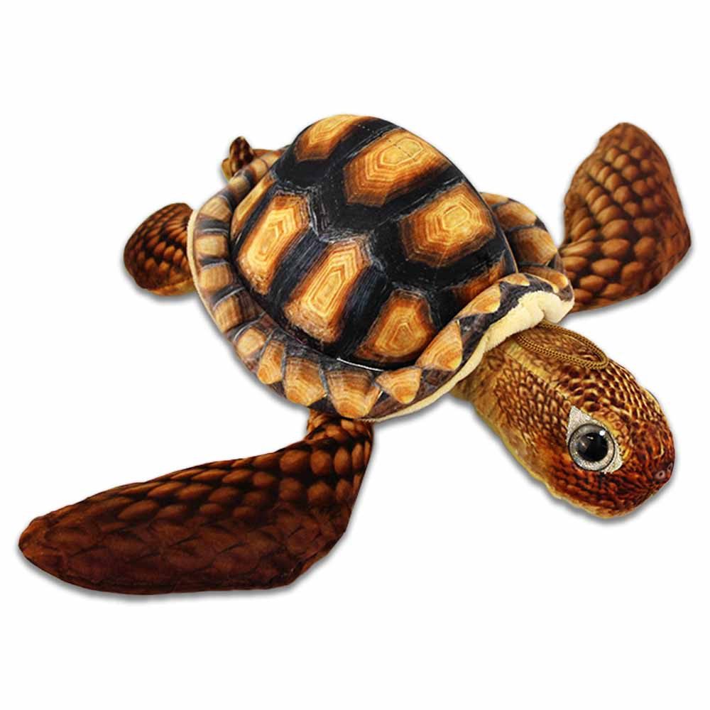 BEMIRO Tierkuscheltier Plüsch Schildkröte in braun & grün - ca. 25 - 36 cm von BEMIRO