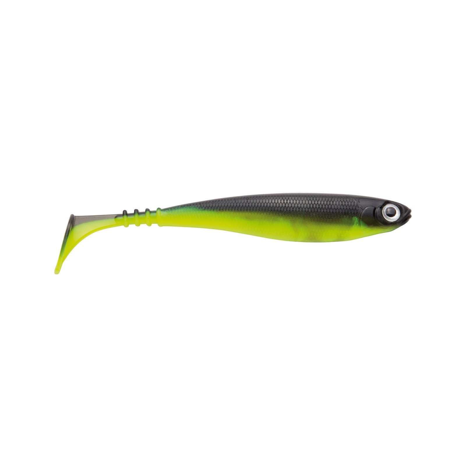 Jackson Fishing Kunstköder, Zanderbait 14cm Lime Black Back Zanderangeln Gummifisch