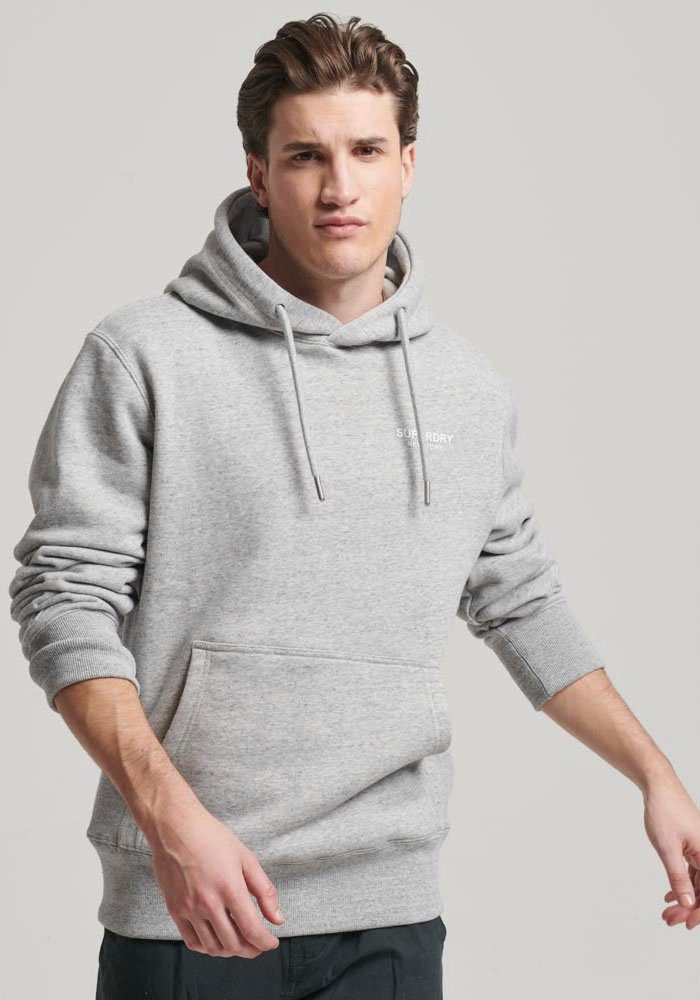 Superdry Kapuzensweatshirt LUXURY SPORT LOOSE HOOD Athletic Grey Marl