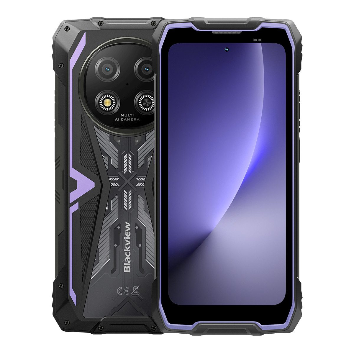blackview 5G Outdoor Smartphone 15000mAh Akku 24GB RAM 120Hz Display Smartphone (16.94 cm/6.67 Zoll, 256 GB Speicherplatz, 16 MP Kamera)