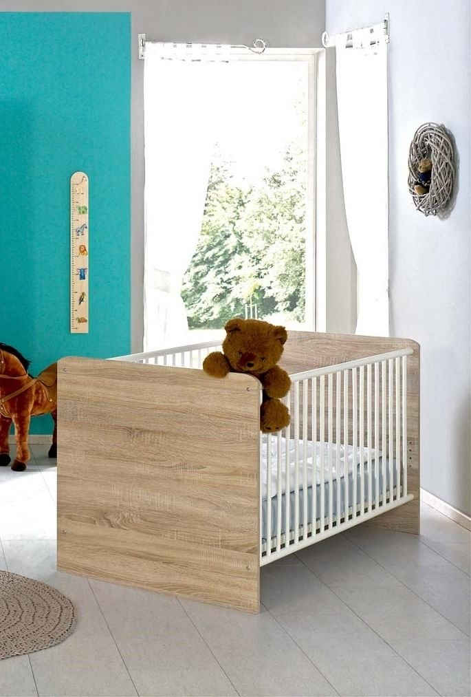 moebel-dich-auf Babyzimmer-Komplettset ELISA Babybett, (Babyzimmer Kinderzimmer Babybett, Babybett + Lattenrost), optional mit Matratze und Umbauseiten-Set