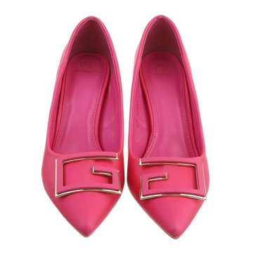 Ital-Design Damen Abendschuhe Elegant Pumps Pfennig-/Stilettoabsatz High Heel Pumps in Pink