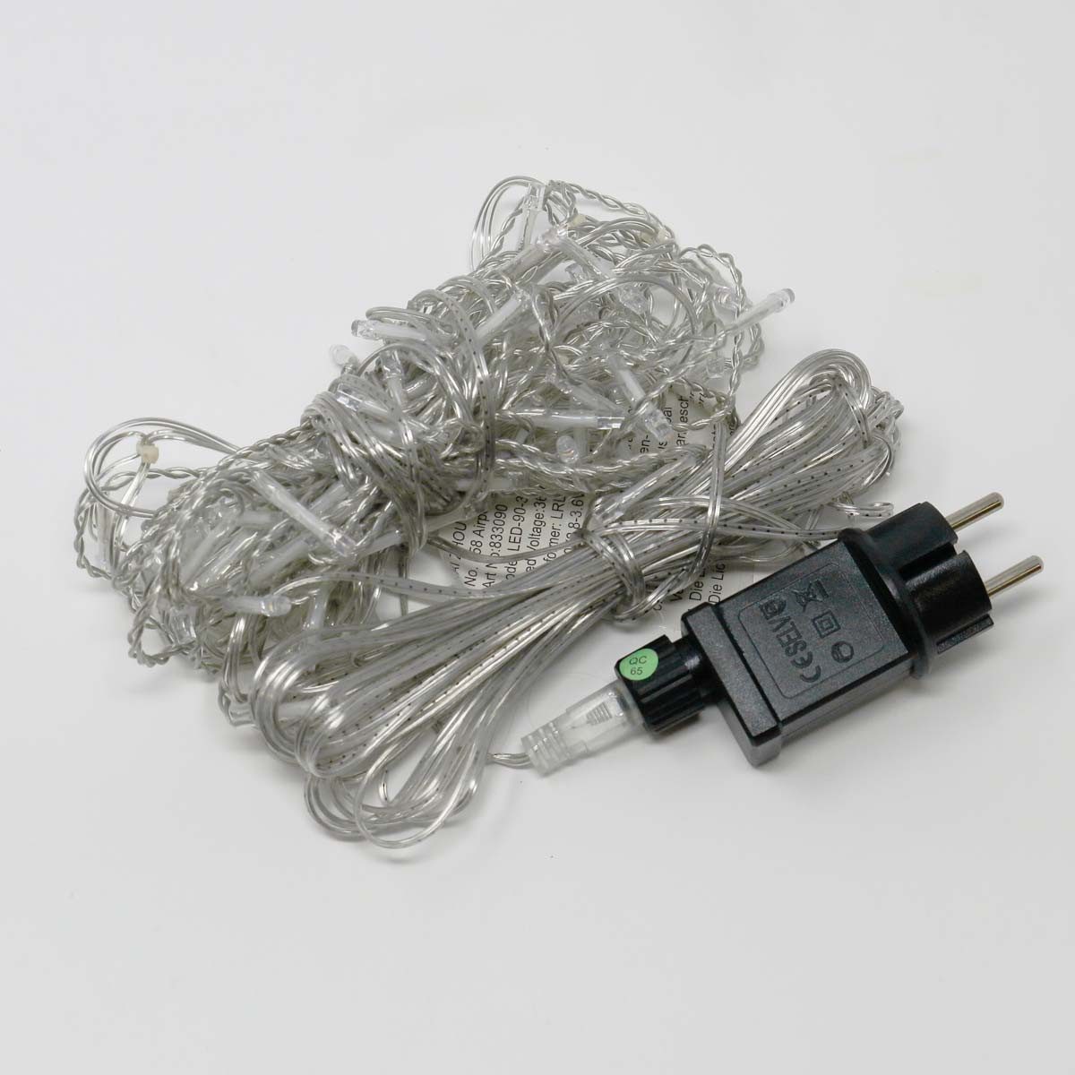 EGB LED-Lichterkette Eisregen Lichterkette 90 LEDs warmweiß, IP44