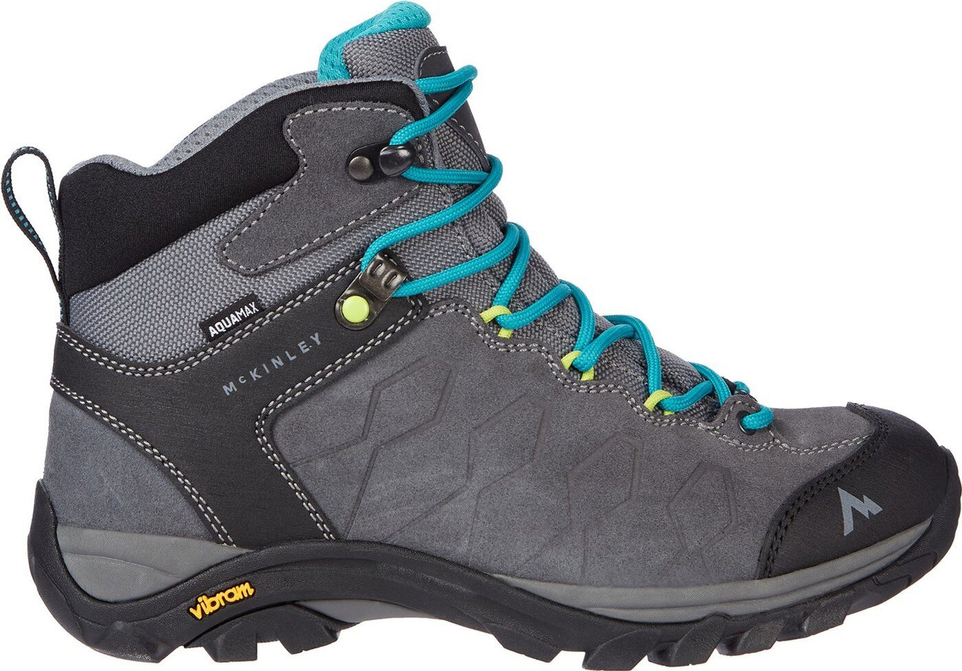 McKINLEY Da.-Wander-Stiefel Denali II Mid AQ 900 ANTHRACITE/TURQUOISE Wanderschuh
