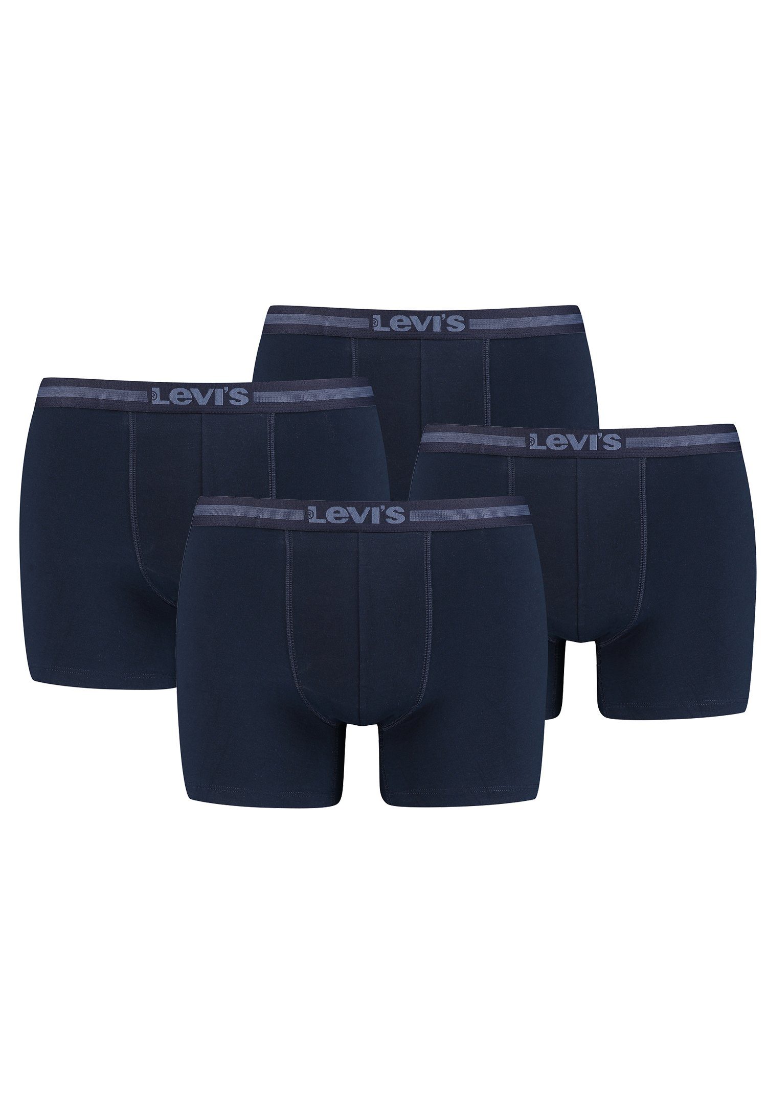 Levi's® Boxershorts MEN TENCEL BOXER BRIEF 4er Pack (Set, 4-St., 4er-Pack) Navy